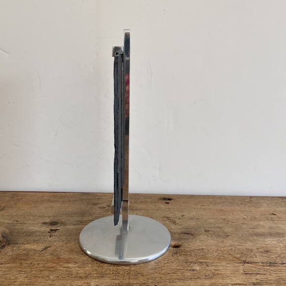 Pottery Barn Slate Chalkboard and Silver Toned Easel - Picture 6 of 9